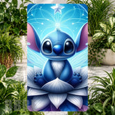 Blue Stitch Phone Stand Transfer