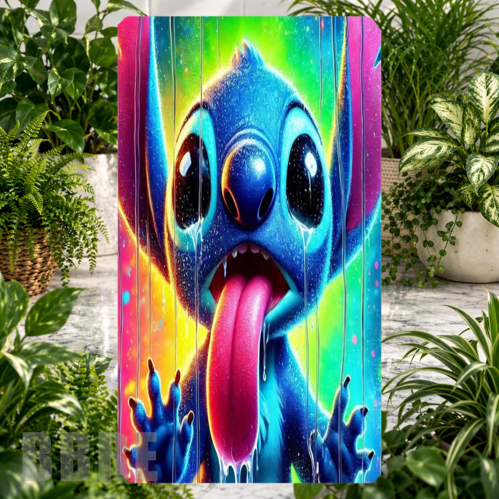 Colorful Alien Phone Stand Transfer