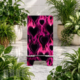 Flaming Hearts 2 Phone Stand Transfer