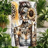 Sunflower Skull 2 Phone Stand Transfer