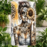 Sunflower Skull 2 Phone Stand Transfer