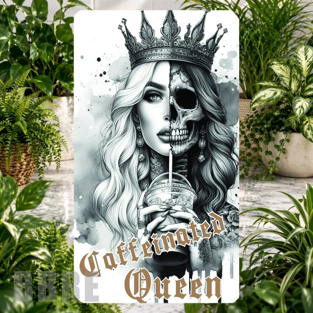 Caffeinated Queen Phone Stand Transfer