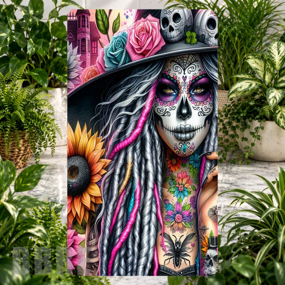 Sugar Skull Phone Stand Transfer