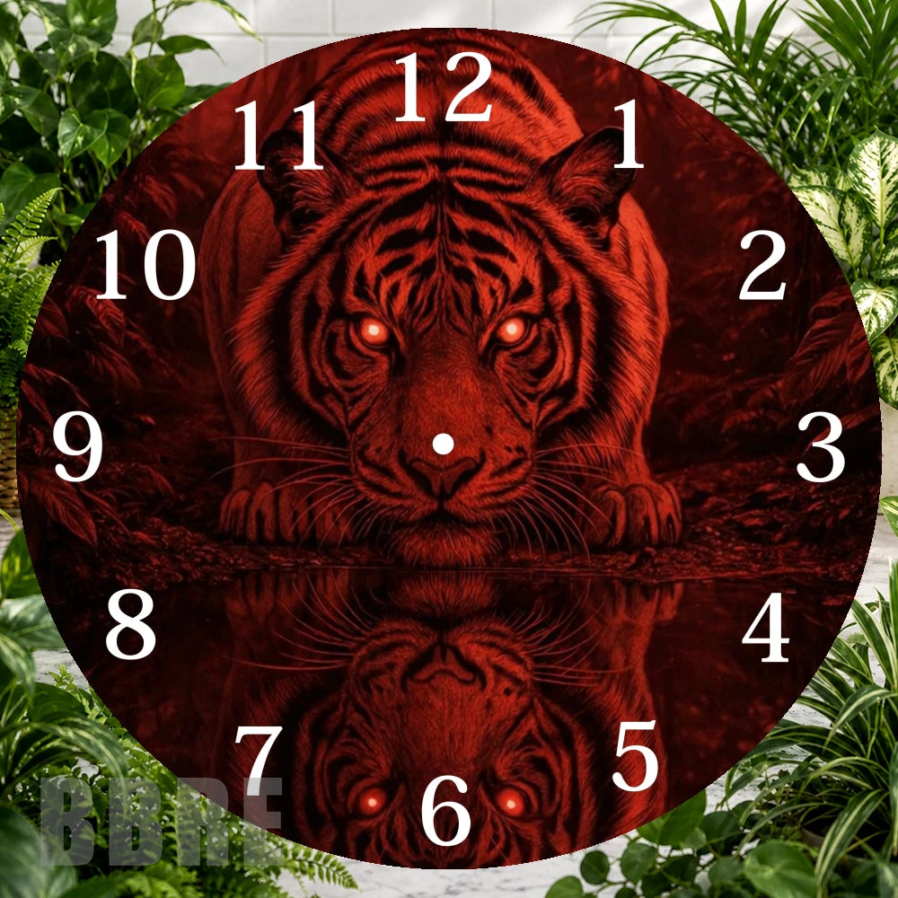 Fierce Tiger Clock Sublimation Wrap,
