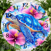 Tropical Turtle Clock Sublimation Wrap,