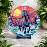 Majestic Horses 3 Clock Mockup,