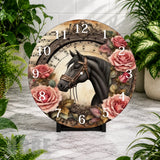 Elegant Horse Clock Mockup,
