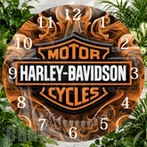 Harley Davidson Clock Sublimation Wrap,