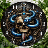 Skull Snake Clock Sublimation Wrap,