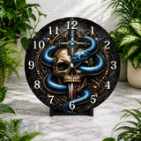 Skull Snake Clock Mockup,