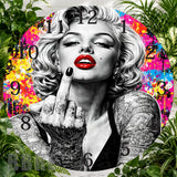 Bold Beauty Clock Sublimation Wrap,