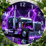 Lightning Truck Clock Sublimation Wrap,