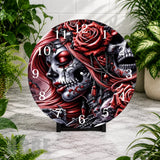 Gothic Rose Clock Mockup,