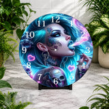Gothic Beauty Clock Mockup,