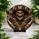 Pirate Skull Clock Mockup,