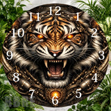 Fierce Tiger 2 Clock Sublimation Wrap,