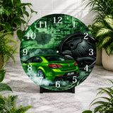 Green Muscle Clock Mockup,