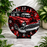 Classic Skull Clock Mockup,
