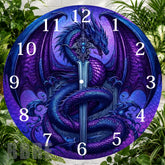 Dragon Sword Clock Sublimation Wrap,