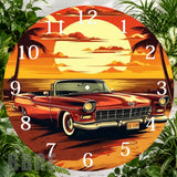 Sunset Convertible Clock Sublimation Wrap,