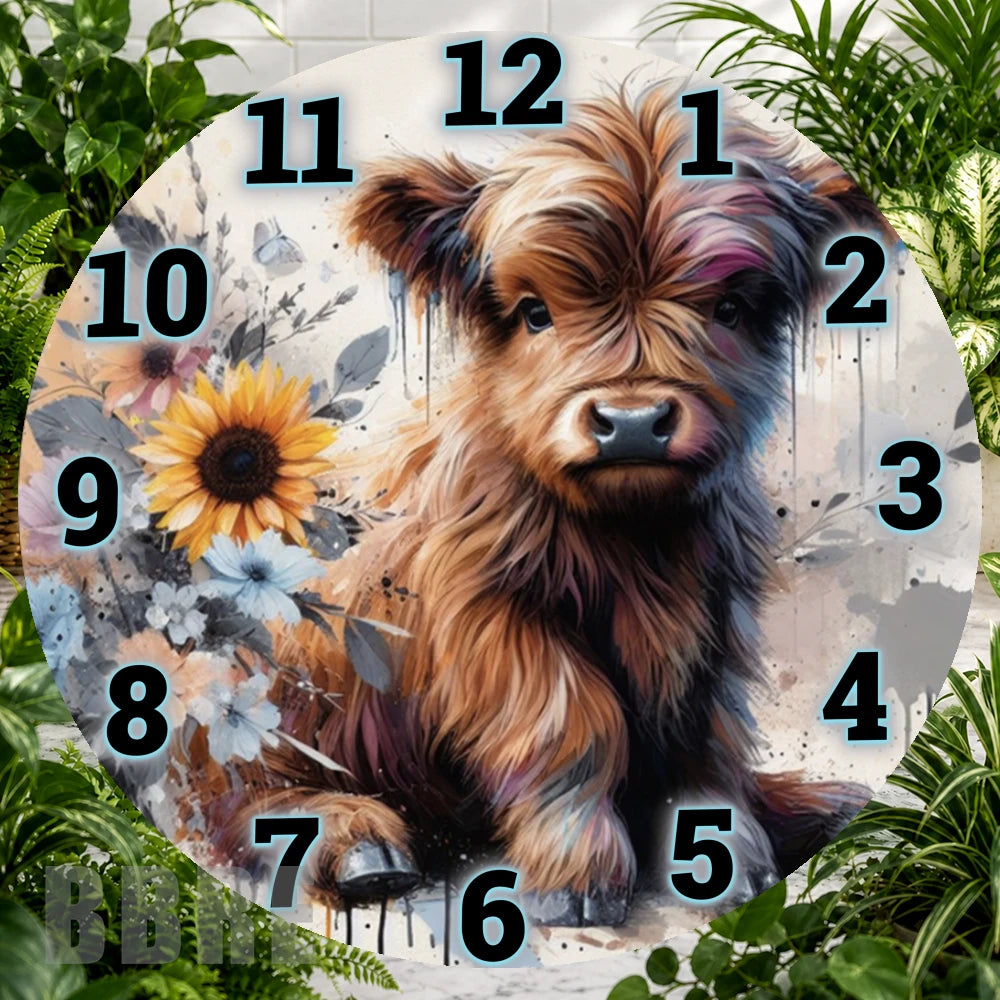 Fluffy Pup Clock Sublimation Wrap,
