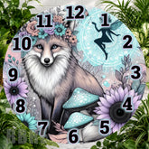 Fairy Fox Clock Sublimation Wrap,