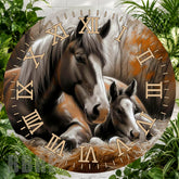 Majestic Horses 8 Clock Sublimation Wrap,