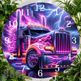 Electric Truck Clock Sublimation Wrap,
