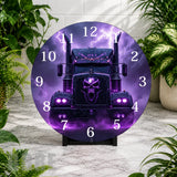 Skull Truck 2 Clock Mockup,