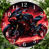 Racing Motorcycle Clock Sublimation Wrap,