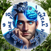 Mental Health Clock Sublimation Wrap,