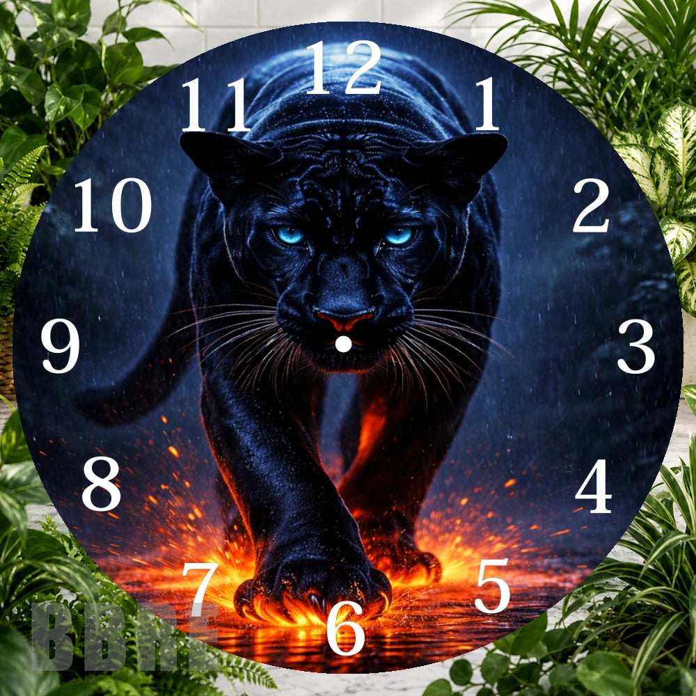 Fierce Panther Clock Sublimation Wrap,