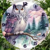 Majestic Owl 2 Clock Sublimation Wrap,