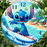 Surfing Stitch Clock Sublimation Wrap,