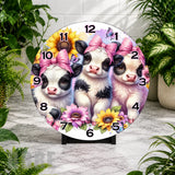 Cow Trio Clock Mockup,