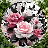 Floral Elegance Clock Sublimation Wrap,