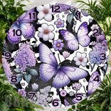 Butterfly Bloom 6 Clock Sublimation Wrap,
