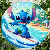 Surfing Stitch 2 Clock Sublimation Wrap,