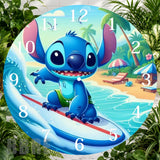 Surfing Stitch 2 Clock Sublimation Wrap,