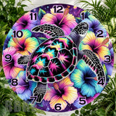 Tropical Turtle 2 Clock Sublimation Wrap,