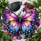 Butterfly Bloom 8 Clock Sublimation Wrap,