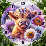 Floral Calf 2 Clock Sublimation Wrap,
