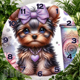 Puppy Clock 3 Clock Sublimation Wrap,