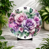 Floral Elegance 2 Clock Mockup,