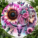 Floral Dream Clock Sublimation Wrap,