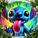 Colorful Alien Clock Sublimation Wrap,