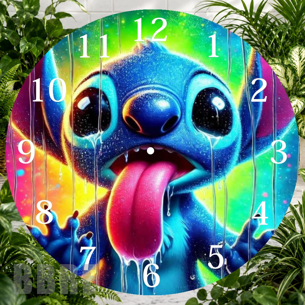 Colorful Alien 2 Clock Sublimation Wrap,