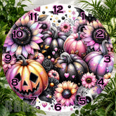 Halloween Pumpkin Clock Sublimation Wrap,
