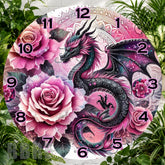 Dragon Rose 2 Clock Sublimation Wrap,