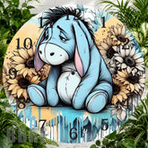 Eeyore Clock Clock Sublimation Wrap,